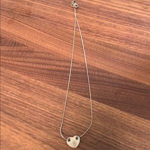 Tiffany sterling silver heart necklace